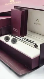 قلم وكبك اقنر فضي