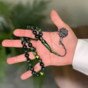 مسباح بكلايت أخضر مخلوط