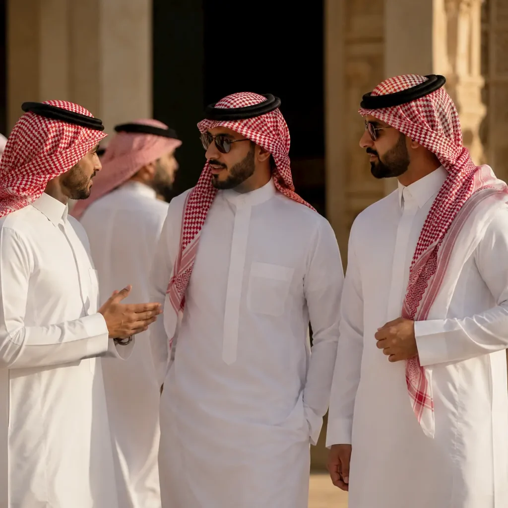 لشماغ الأحمر في الاستخدام اليومي