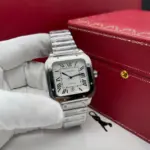 ساعه سانتوس دي كارتير ميناء ابيض