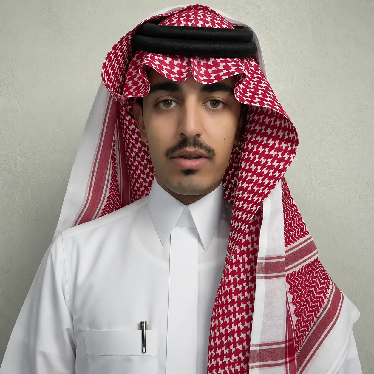 طريقة لبس الشماغ مع العقال بشكل مرتب
