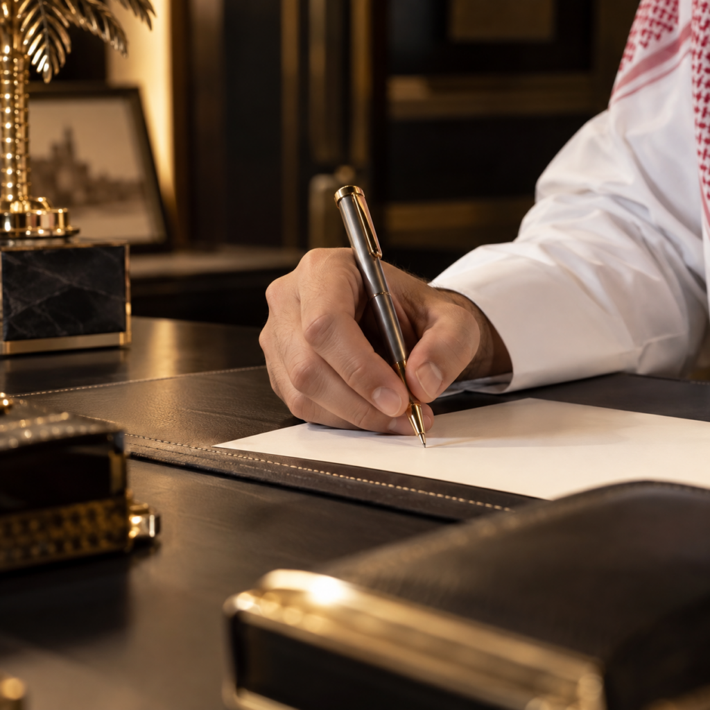 حجم القلم الرجالي وراحة القبضة أثناء الكتابة