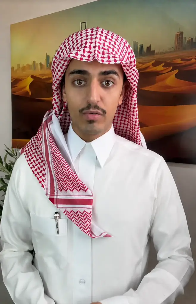 تشخيصة الشماغ بدون عقال وسقوط القماش